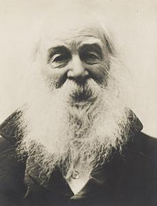 COX George C. 1851-1903,Portrait of Walt Whitman (1819-1892),1887,Swann Galleries US 2023-10-05