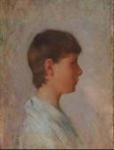 COX Kenyon 1856-1919,PROFILE OF A YOUNG MAN,Waddington's CA 2006-05-16