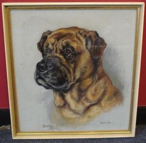 COX Marjorie 1915-2003,'Buffin', a Boxer dog,1962,Bonhams GB 2010-08-10
