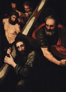 COXCIE Michel 1499-1592,Le Christ sur la route du Calvaire,Pierre Bergé & Associés FR 2010-11-24