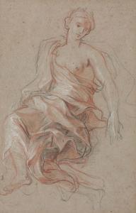 COYPEL Antoine 1661-1722,A draped female figure,1680,Christie's GB 2013-01-31