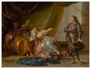 COYPEL Charles Antoine 1694-1752,Joseph Accused by Potiphar's Wife,1737,Sotheby's GB 2024-02-01
