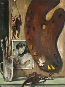 COZE Paul 1903-1974,Self Portrait with Palette,John Moran Auctioneers US 2015-10-20