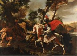COZZA Francesco 1605-1682,Erminia seeking refuge with the shepherds,Christie's GB 1999-07-09