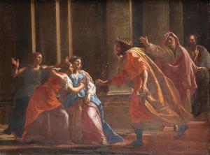 COZZA Francesco 1605-1682,Esther before Ahasuerus,Bonhams GB 2020-07-08