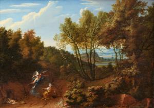 COZZA Francesco 1605-1682,Landscape with Hagar and Ishmael,Lempertz DE 2022-11-19