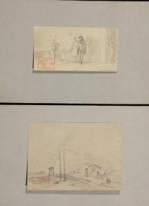 CRABEELS Florent Nicolas,'La noce' en Personages in een landchap,1909,Campo & Campo 2023-07-08