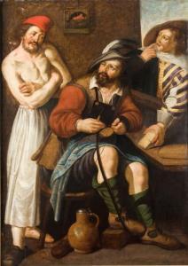 CRABETH Wouter Pietersz. II 1593-1644,Un savetier,Millon & Associés FR 2015-03-27