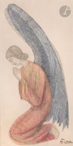 CRACO Arthur 1869-1955,La Prière de l'ange,Ader FR 2023-03-24