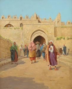 CRAFT Percy Robert 1856-1934,Jaffa Gate,Tiroche IL 2022-08-14