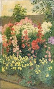 CRAFT Percy Robert 1856-1934,The garden in full bloom,1905,Bonhams GB 2009-11-18