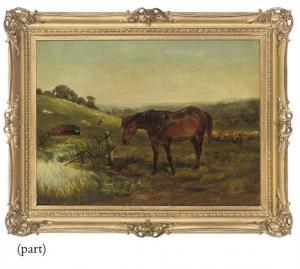 CRAFT William Hopkins,A horse watering, Keynsham, Bath,1856,Christie's GB 2008-07-08