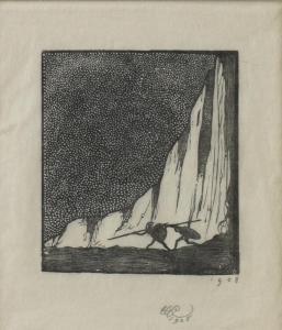 CRAIG Edward Henry Gordon,Stage design for The Vikings,1925,Bellmans Fine Art Auctioneers 2023-02-21