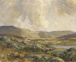 CRAIG James Humbert 1877-1944,Lough landscape, Donegal,1939,Christie's GB 2003-07-03