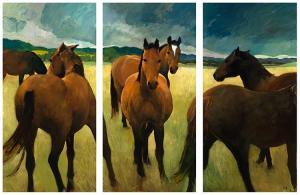CRAIG Philip 1951,Wild Horses Together,Heffel CA 2024-01-25