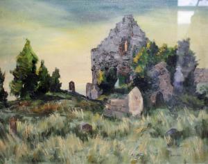 CRAIG R. J 1900-2000,Old Church Ruin and Graveyard,Mealy's IE 2014-07-15