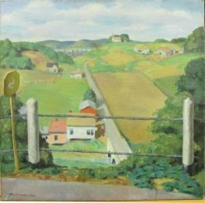 CRAIG Ralph Spann 1908-1983,Farm Valley,1937,Wickliff & Associates US 2021-11-20