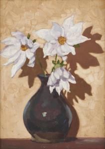 CRAIG Sybil 1901-1989,Dahlias in a Vase,1934,Leonard Joel AU 2023-09-18