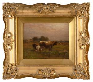 CRAIG Thomas Bigelow 1849-1924,Cattle in a pasture,Eldred's US 2024-04-04