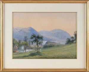 CRAIG William 1829-1875,Hudson River landscape,1870,Eldred's US 2023-04-07