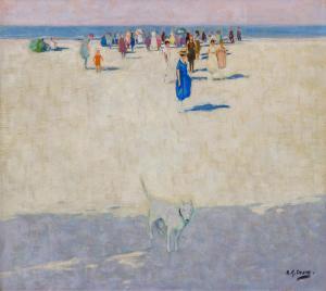 CRAM Allen Gilbert 1886-1947,A Day at the Beach,Shannon's US 2019-05-02