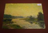 CRAM LEIGHLON R 1895-1981,River Landscape,Mealy's IE 2018-03-06