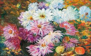 CRAMER Helene 1844-1916,Still Life with Flowers,1913,Stahl DE 2015-06-20