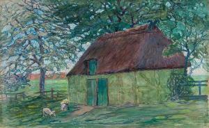 CRAMER Molly 1862-1936,Sty on a Summer's Day,Stahl DE 2015-06-20