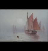 CRAMPTON William J 1855-1935,ships in full sail,Dee, Atkinson & Harrison GB 2010-11-26