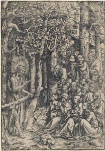 CRANACH Lucas I 1472-1553,Saint John preaching in the Wilderness,1516,Christie's GB 2016-03-15