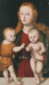 CRANACH von Wilhelm Lucas,The Virgin and Child with the Infant Saint John th,Christie's 2004-01-23