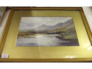CRANE E,lakeland scene,1919,Smiths of Newent Auctioneers GB 2016-12-09