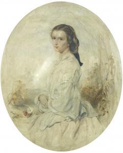 CRANE Thomas 1808-1859,Portrait of a girl,Bonhams GB 2015-03-31