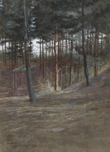 CRANE Walter 1845-1915,A Bit in Hardelot Forest,1910,Christie's GB 2023-07-13