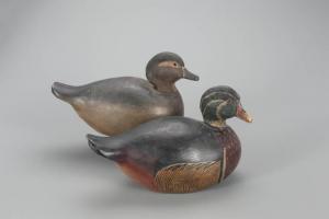 CRANMER William H. 1917-2008,Pair of Early Wood Duck,1940,Copley US 2022-03-04