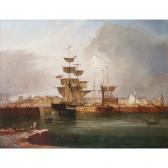 CRANSTOUN James Hall 1821-1907,SHIPPING IN ARBROATH HARBOUR,1860,Lyon & Turnbull GB 2016-11-24
