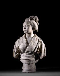 CRAUK Gustave,Portrait d'une jeune japonaise,Artcurial | Briest - Poulain - F. Tajan 2012-11-07