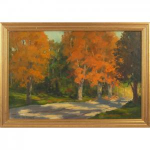 CRAVEN Edgar Malin 1891-1972,Autumn Landscape,1940,Treadway US 2008-09-14