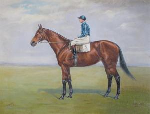 CRAVEN Edgar Malin,The racehorse 'Kinnaird' with jockey up,1930,Woolley & Wallis 2008-10-08