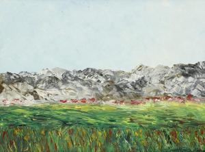 CRAVEN L.V,Paysage de montagne,1990,Ader FR 2012-10-05