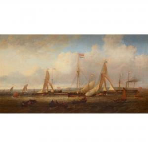 CRAWFORD Edmund Thornton 1806-1885,VIEW FROM LEITH ROADS OF THE REGATTA OF THE,1836,Lyon & Turnbull 2022-06-16