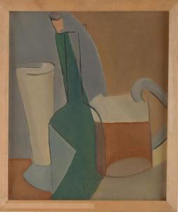 CRAWFORD Josephine Marien 1878-1952,Still Life with Bottle and Tall Glass,Stair Galleries 2013-02-02