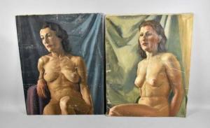 CRAWFORD William Caldwell 1879-1960,FEMALE NUDES,Dargate Auction Gallery US 2020-08-02