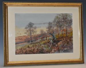 CRAWLEY Michael 1800-1900,Morning Shoot on Stanton Moor,Bamfords Auctioneers and Valuers 2019-09-04