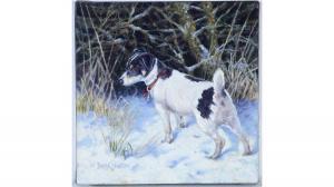 CRAWSHAW DONNA 1960,Terrier in the Snow,Anderson & Garland GB 2022-12-08