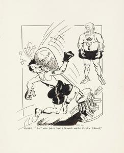 CRAY R.,A collection of anti-Nazi political cartoons,Christie's GB 2011-12-06