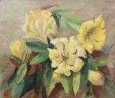 CREAMER Mary 1892,YELLOW FLOWERS,Clark Cierlak Fine Arts US 2020-11-21