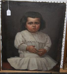 creaneley e,Half Length Portrait of a Child,1909,Tooveys Auction GB 2009-07-15