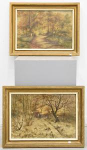 CREHAY Gerard Antoine 1816-1897,Paysages boisés,Rops BE 2019-10-06