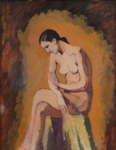 CREMONA Italo 1905-1979,Nudo seduto (ritratto di Carla Costa),Meeting Art IT 2024-01-20